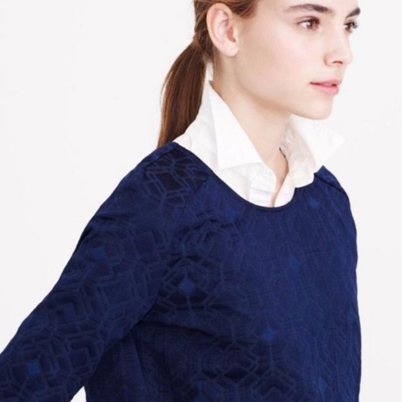 J.Crew Matelasse Side Zip Blouse - Picture 4 of 5